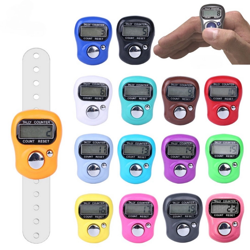 Product image KAHASIL - Tasbih Digital Mini LED Tasbeh Alat Hitung Penghitung Jari Finger Counter Tally all variant all variant